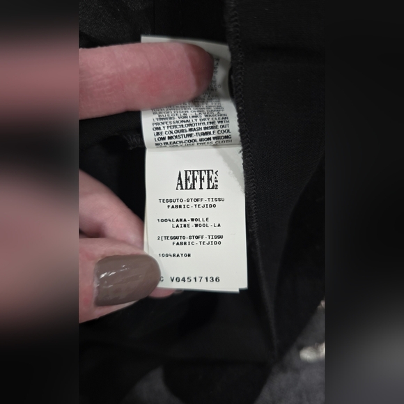 Philosophy Di Alberta Ferretti Black & Silver Metallic Animal Print Dress.Size 6 - Picture 7 of 7